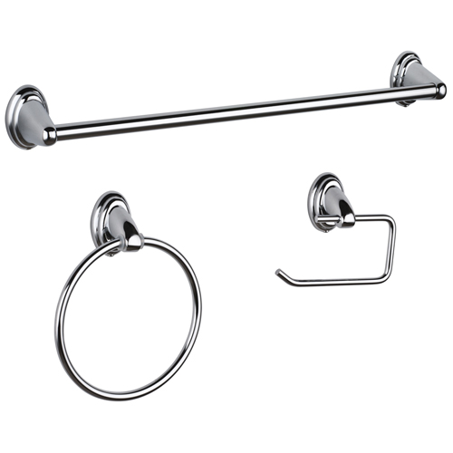 Uberhaus Bathroom Accessory Set - 3-Piece - Chrome 99-8801CP Uberhaus Bathroom Accessory Set - 3-Piece - Chrome 99-8801CP