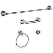 Ensemble de salle de bain 4 mcx, Uberhaus, chrome
