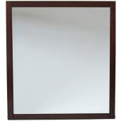Miroir de salle de bain Larissa, noyer