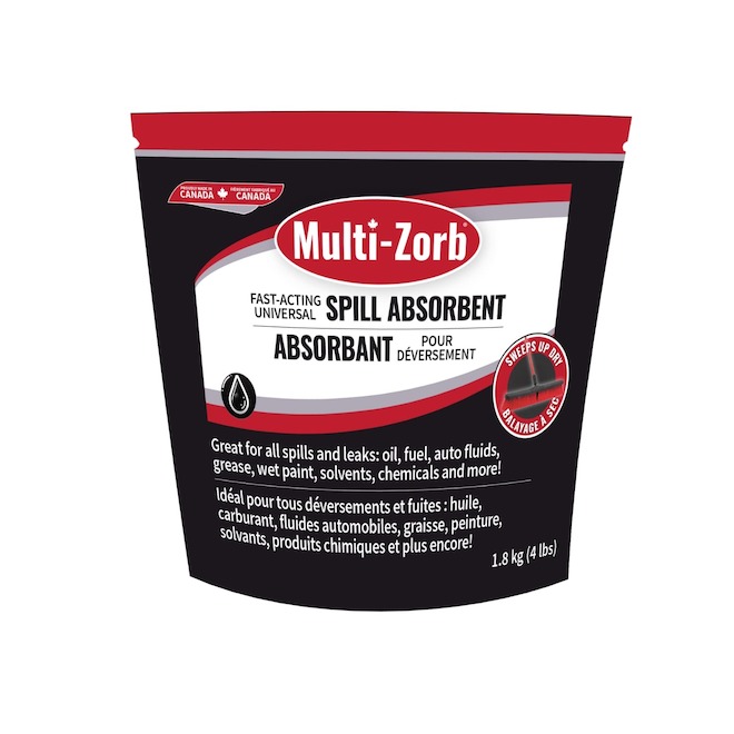 Multi-Zorb Granular Spill Absorbant Fast-Acting - 1.8-kg