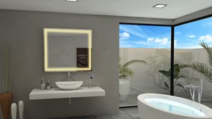 Miroir à éclairage DEL intégré, 40