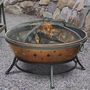 BOND Propane Outdoor Fire Pit - Steel/Marble - Round - 40" 67133 | RONA