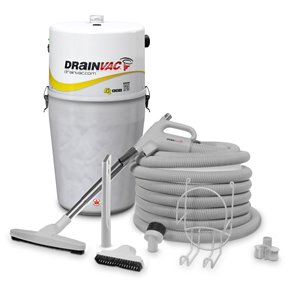 Central Vacuum - Large Capacity - 41 L - with Accessory Kit