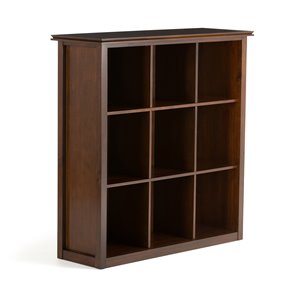 Rangement de 9 cubes Artisan, 46”x15,75”x44”, brun châtain