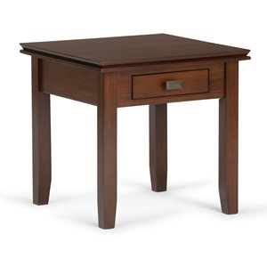 Table d'appoint Artisan, brun châtain