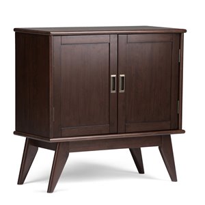 Petite armoire de rangement d'époque Draper, brun châtain