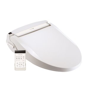Clean Touch Electronic Bidet Toilet Seat - Elongated - White