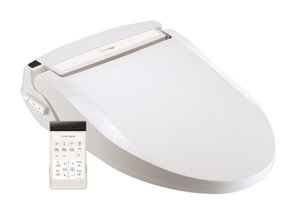 Siège de toilette Clean Touch électronique, allongé, blanc