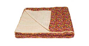 Kantha Cotton Vintage Handmade Throw - 50