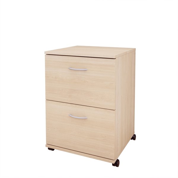 Nexera Essentials Mobile Filing Cabinet Maple 5093 Rona Essentials Mobile Filing Cabinet Maple