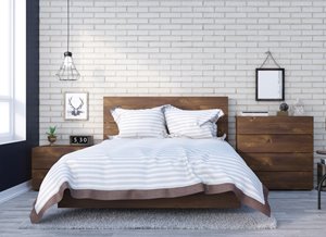 Karibou Full Bedroom Set - 4 Pieces - Truffle