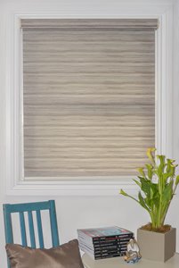 Store texturé à rouleau sans chaîne avec cantonnière,36