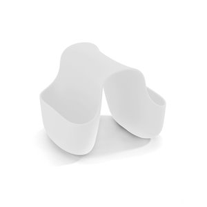 Porte-éponge Saddle, blanc