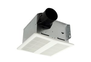 Ventilateur de salle de bain, lumière et humidistat, 80 PCM