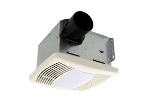 Ventilateur de salle de bain, lumière et humidistat, 110 PCM