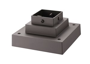 Socle pour luminaire extérieur Pier Mounts, bronze foncé