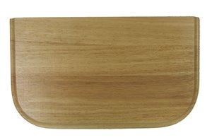 Planche à découper en bois d'hévéa, 25 cm x 43 cm