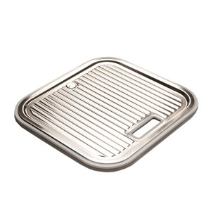 Plateau utilitaire, acier inoxydable, 37 cm x 40 cm x 13 cm