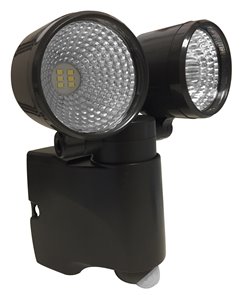 Lumière de sécurité DEL fonctionne sur piles et détecteur