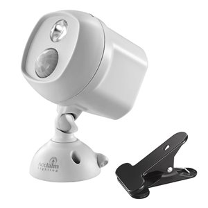 Luminaire DEL fonctionne sur piles activé par mouvement
