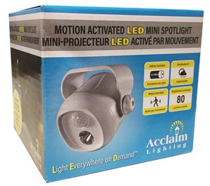 Battery Operated Motion Activated LED Mini Spotlight