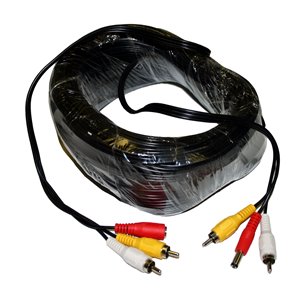 Câble audio vidéo RCA , 50 pieds