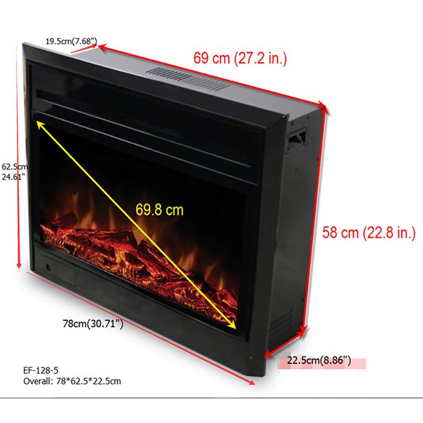 Electric Fireplace Insert Ef, Electric Fireplace Box Inserts