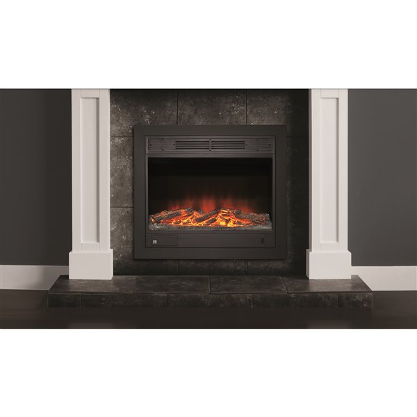 Paramount 23 In Electric Fireplace Insert Ef 123 3bk Rona