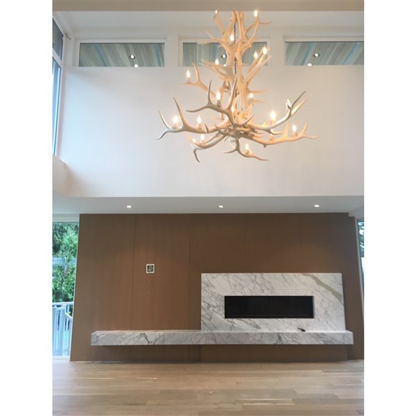 Canadian Antler Designs Reproduction White 20Light Elk Antler