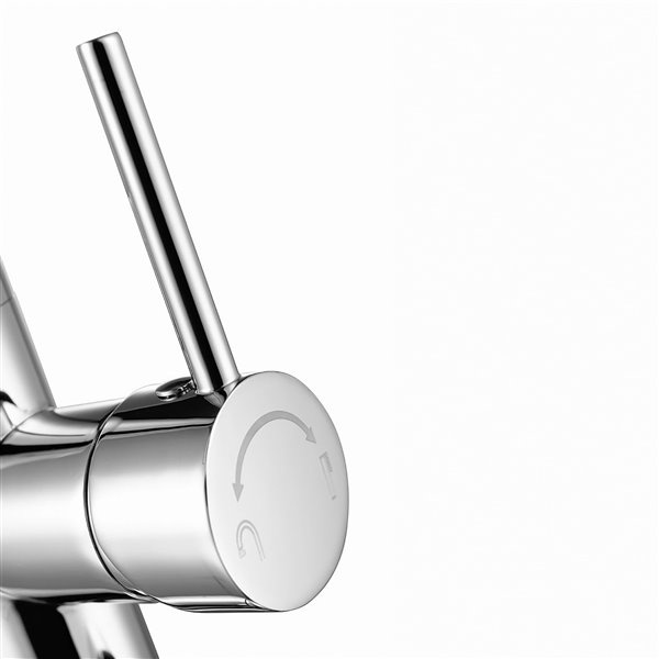 Jade Bath Lory Chrome Floor-Mounted Tub Filler