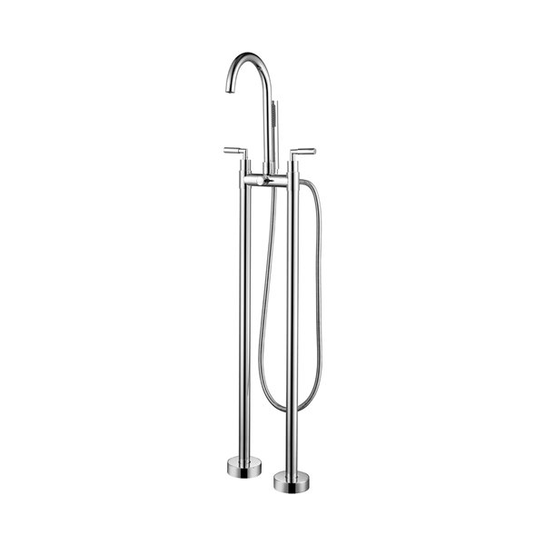 Jade Bath Tillie Chrome Floor-Mounted Tub Filler