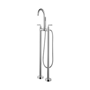 Jade Bath Tillie Chrome Floor-Mounted Tub Filler