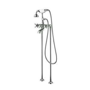 Jade Bath Century II Chrome Floor Mounted Tub Filler