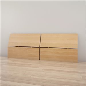 Nexera 37.50-In x  102-In Maple Queen Size Panoramic Headboard