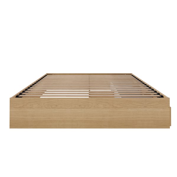 Nexera Bed with 3-Drawer Laminate Natural Maple - Queen