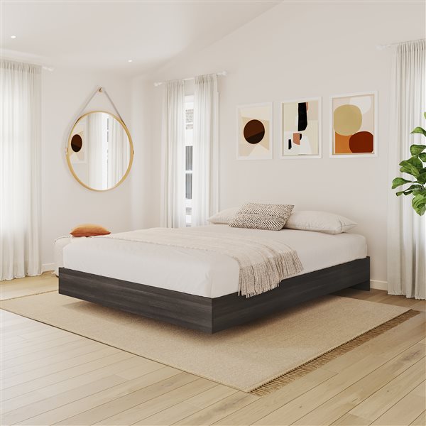 Nexera Ebony Platform Bed - Ebony - Queen 346030 | RONA