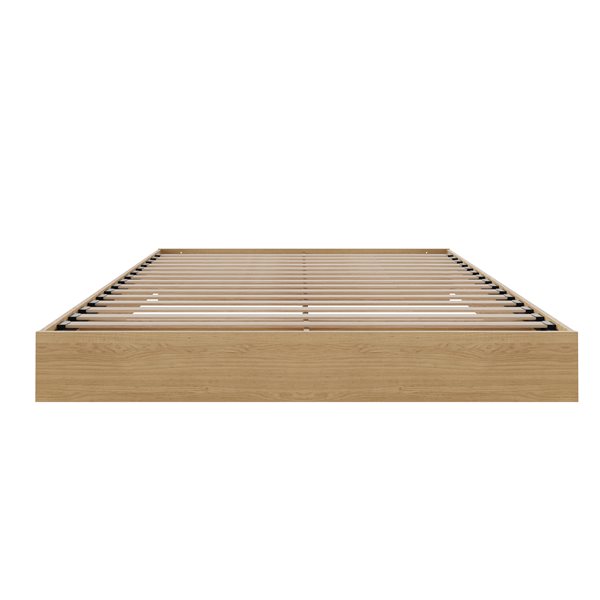 Grant lit plateforme Nexera érable naturel fini laminé 81,75 po x 61,25 po