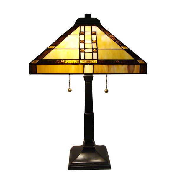 Fine Art Lighting Ltd. Tiffany Style Mission Table Lamp - 14-in x 24-in