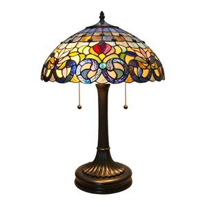 Lampe de table Tiffany, 16" x 24"