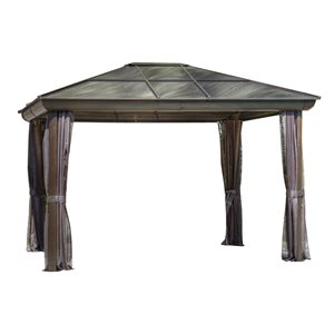 Gazebo Penguin 10-ft x10-ft Grey Gazebo