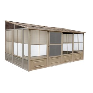 Florence Add-A-Room de Gazebo Penguin, 10 pi x 16 pi, sable