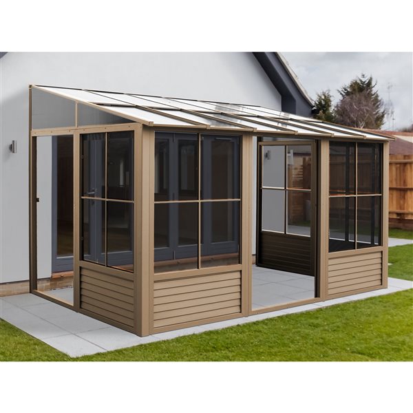 Gazebo Penguin Florence Add-A-Room 10 -ft x 16 -ft - Sand