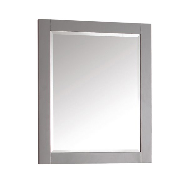 Miroir Brooks/Modero/Tribeca, Avanity, 24 po, gris