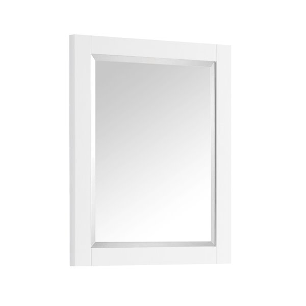 Miroir Brooks/Modero/Tribeca, Avanity, 24 po, blanc