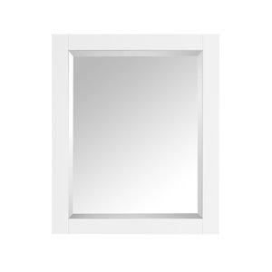 Miroir Brooks/Modero/Tribeca, Avanity, 24 po, blanc