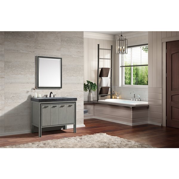 Avanity Dexter 43 In Rustic Gray With Sink Vanity Rona