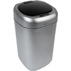 Corbeille capteur de mouvement Royal Sovereign, 9 l, argent