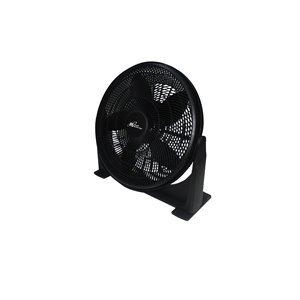 Ecohouzng High Velocity Floor Fan - 3-Speed - 20-in - Black