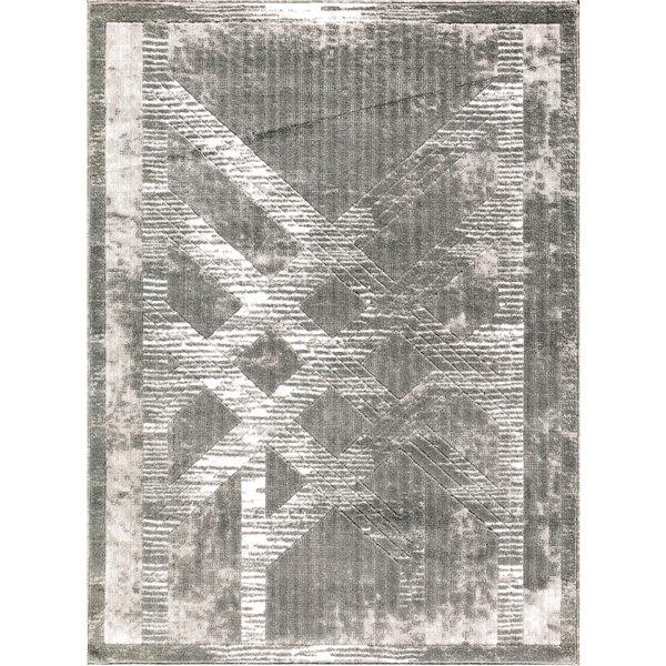 Tapis JENNY de la collection Luminance, Gris, 8 pix11 pi