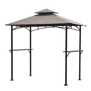 Abri-soleil pour barbecue Highland de Sunjoy, 8'x5', noir